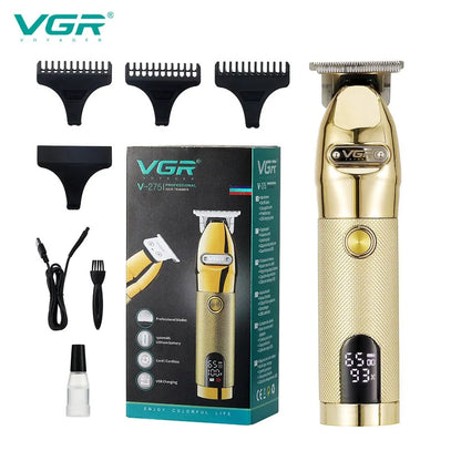 VGR V-275: Rechargeable LCD Hair Clipper & Trimmer