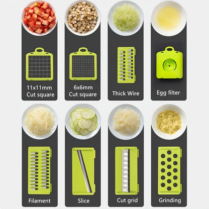 14-Piece Vegetable Chopper and Slicer Set