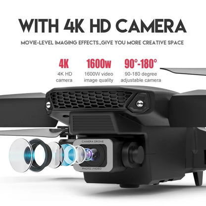 Drone E88Pro - Foldable 4K RC with Dual HD Cameras