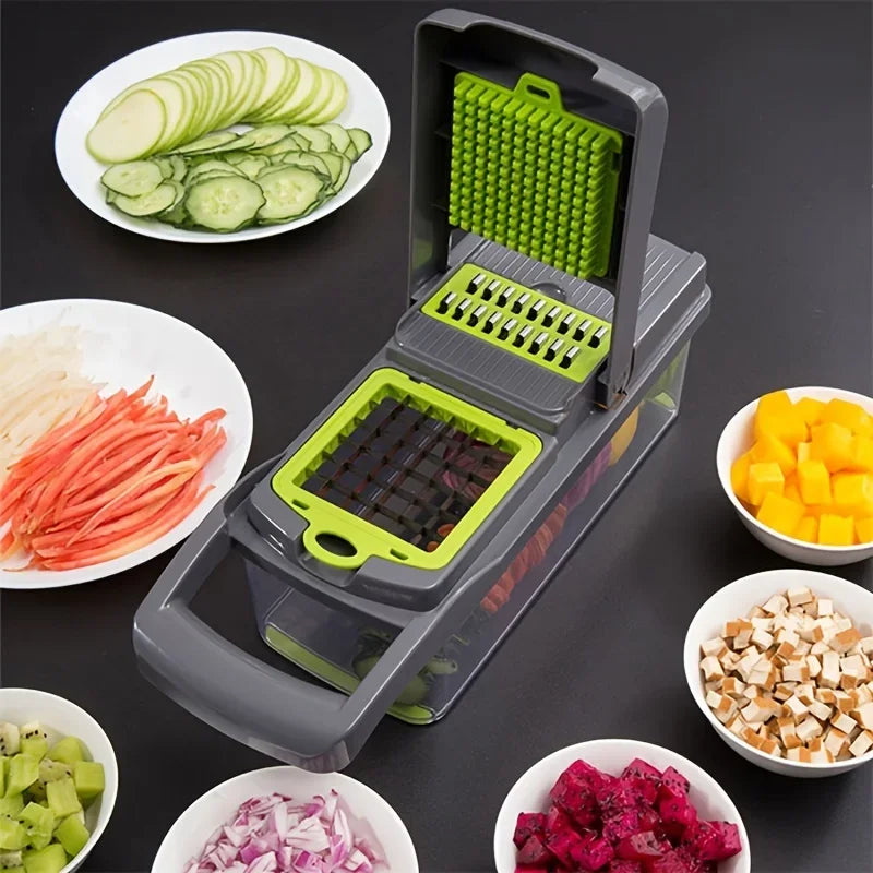 14-Piece Vegetable Chopper and Slicer Set