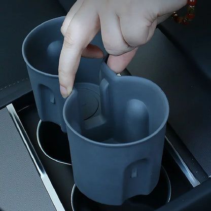 Tesla Model 3 Highland 2024 Water Cup Holder Insert Center Console Organizer TPE Storage Box Newest Model 3 Car Accessories