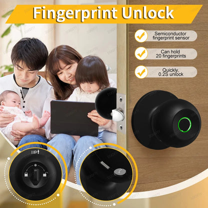 Smart Fingerprint Door Lock with App Control